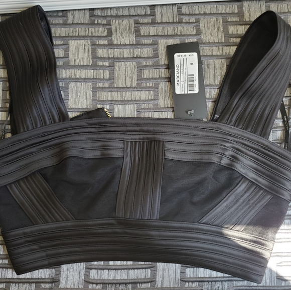 Marciano NWT Saundra crop top 6 black - Picture 1 of 4
